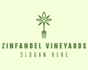 Vegan Fork Restaurant logo design