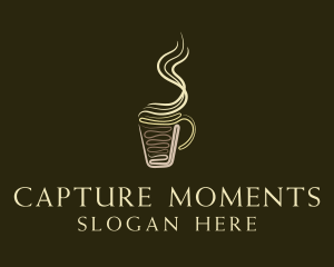 Coffee - Hot Cup Cafe logo design