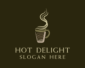 Hot Cup Cafe logo design