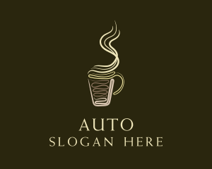 Coffee - Hot Cup Cafe logo design