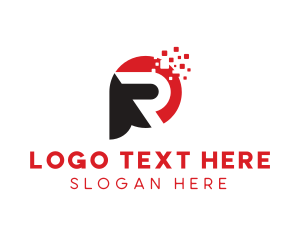 Digital - Modern Digital Pixel logo design