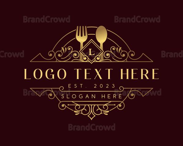 Luxury Dining Restaurant Logo