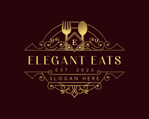 Luxury Dining Restaurant logo design