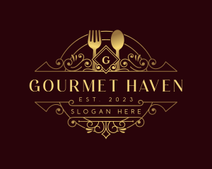 Luxury Dining Restaurant logo design