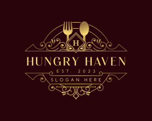 Luxury Dining Restaurant logo design