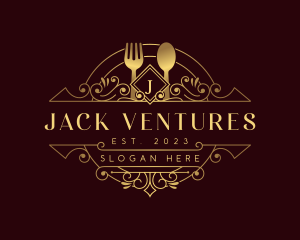 Luxury Dining Restaurant logo design