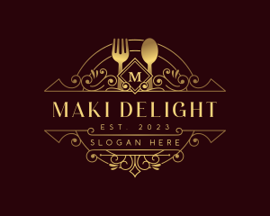 Luxury Dining Restaurant logo design