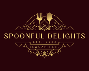 Luxury Dining Restaurant logo design