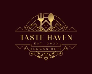 Luxury Dining Restaurant logo design