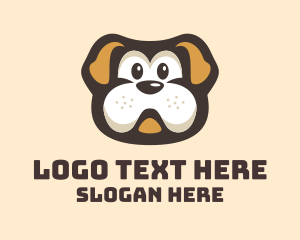 Adorable - Bulldog Dog Cartoon logo design