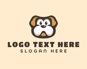 Dog - Bulldog Dog Cartoon logo design