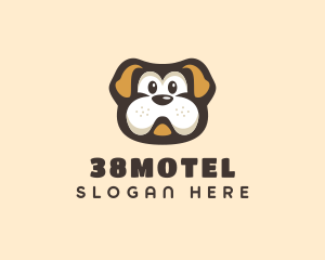 Bulldog Dog Cartoon logo design