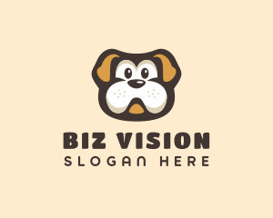 Bulldog Dog Cartoon logo design