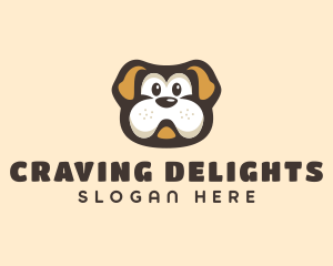 Bulldog Dog Cartoon logo design