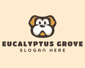 Bulldog Dog Cartoon logo design