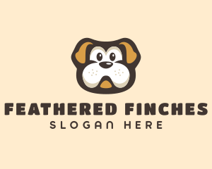 Bulldog Dog Cartoon logo design