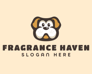 Bulldog Dog Cartoon logo design