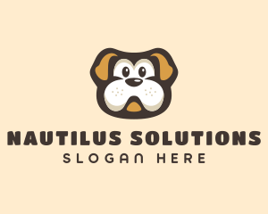 Bulldog Dog Cartoon logo design