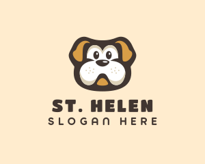 Bulldog Dog Cartoon logo design