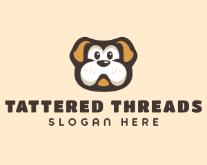 Bulldog Dog Cartoon logo design