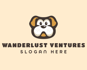 Bulldog Dog Cartoon logo design