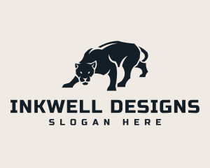 Stationary - Fierce Black Panther logo design