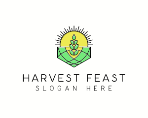 Farm Field Agriculture logo design