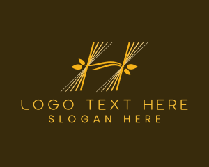 Luxury Skincare Boutique Letter H Logo
