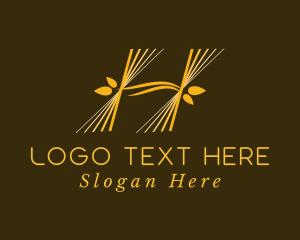Skincare - Luxury Skincare Boutique Letter H logo design