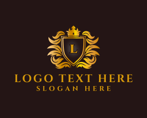 Letter Jl - Premium Crown Crest logo design