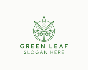 Marijuana - Marijuana Cannabis Leaf logo design