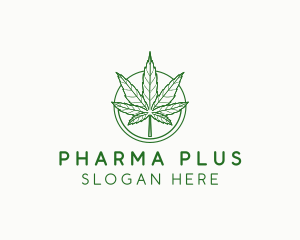 Drugs - Marijuana Cannabis Leaf logo design