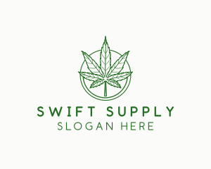 Supply - Marijuana Cannabis Leaf logo design