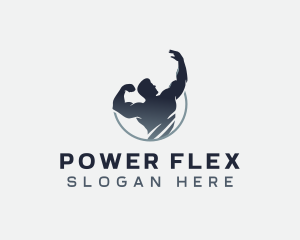 Muscle - Strong Muscle Athlete logo design