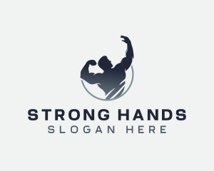 Strong Muscle Athlete logo design