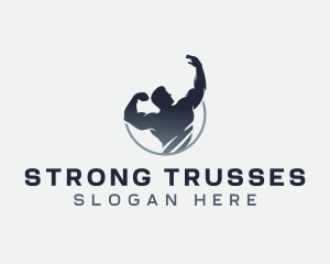 Strong Muscle Athlete logo design