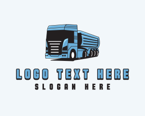 Haulage - Fuel Truck Transportation logo design