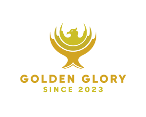 Glory - Gold Falcon Trophy logo design