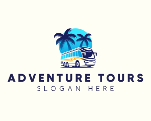 Tour - Tour Bus Transportation logo design