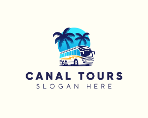 Tour Bus Transportation logo design