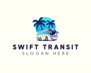Transit - Tour Bus Transportation logo design