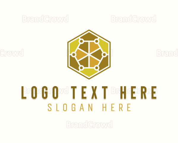 Hexagon Floor Pavement Logo