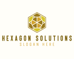 Hexagon Floor Pavement logo design