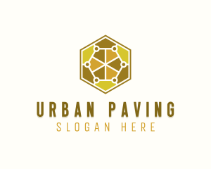 Pavement - Hexagon Floor Pavement logo design