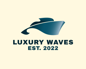 Cruise Yacht Wave logo design