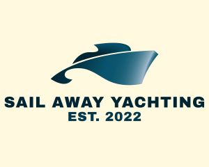 Cruise Yacht Wave logo design