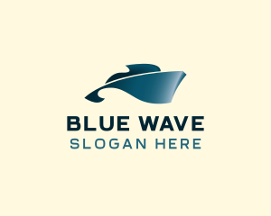 Cruise Yacht Wave logo design