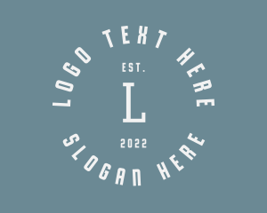 Hip - Hipster Round Letter logo design