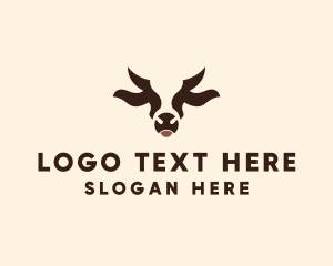 Texas - Cow Dairy Farm logo design