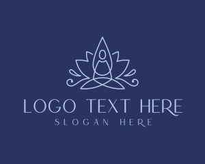 Meditation - Spiritual Yoga Peace logo design